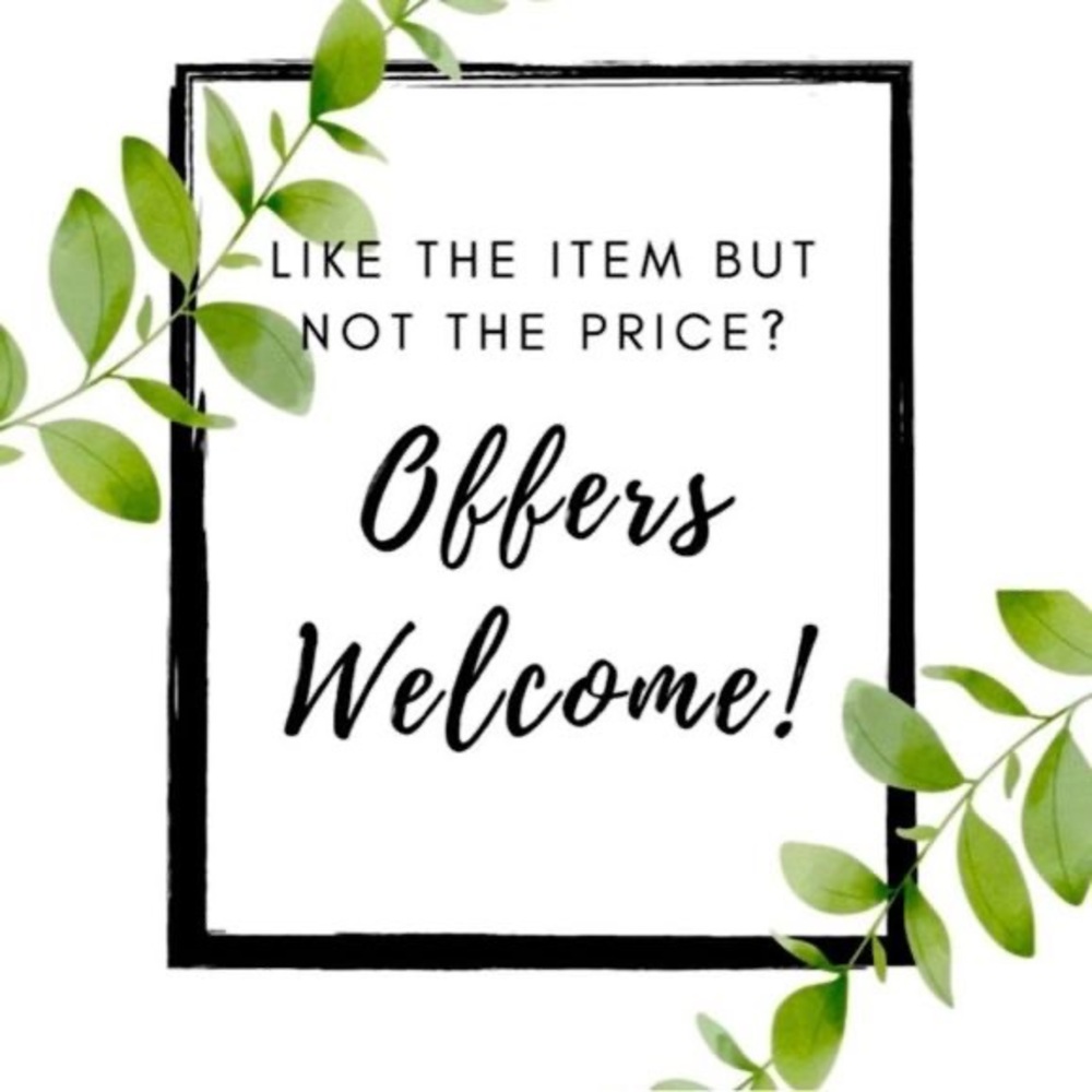 All prices are negotiable!